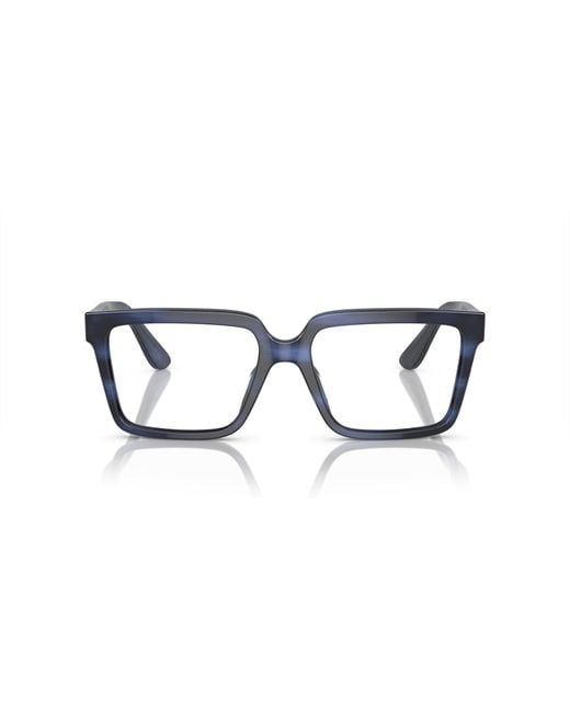 Giorgio Armani Black Ar7230U 5901 Optical Frames Acetate Transparent Squared Normal for men