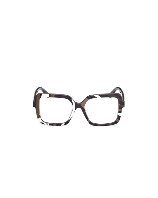 Emilio Pucci Black Ep5265 099 Optical Frames Acetate Squared Normal