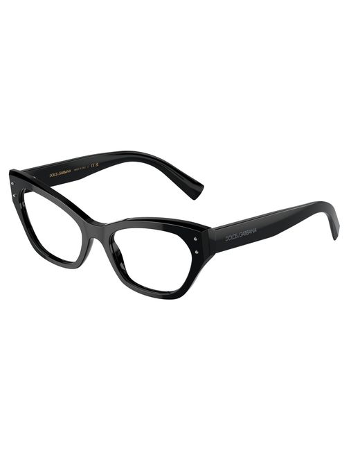 Dolce & Gabbana Black Dg3385 501 Optical Frames Acetate Transparent Cat Eye Normal