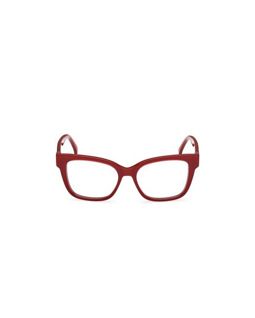 Max Mara Black Mm5206 069 Optical Frames Acetate Squared Normal