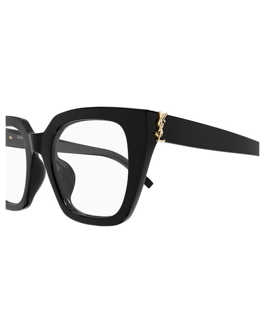 Saint Laurent Black Sl M143 Opt 001 Optical Frames Acetate Transparent Cat Eye