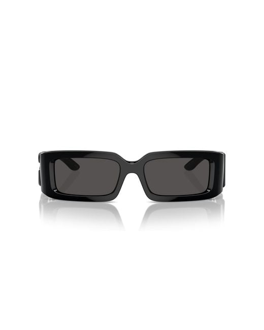 Dolce & Gabbana Black Dg6197 501/87 Sunglasses Nylon Squared Normal
