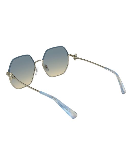 Longchamp Black Lo191S 729 Sunglasses Metal Squared Normal