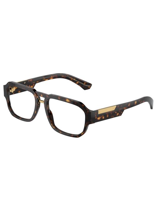 Dolce & Gabbana Black Dg3389 502 Optical Frames Acetate Pilot Normal for men