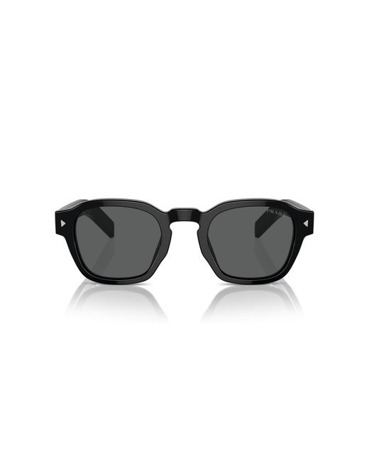 Prada Black Pr A16S 16K731 Sunglasses Acetate Pantos Normal for men