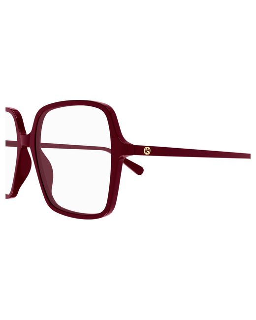 Gucci Black Gg1003O 005 Optical Frames Transparent Squared