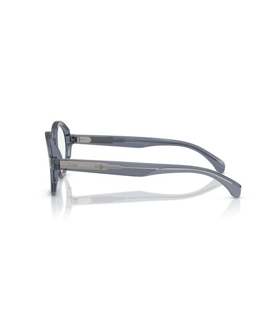 Moncler Black Me2005 3007 Optical Frames Acetate Transparent Round Normal