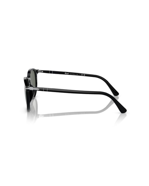 Persol Black Po3210S 95/31 Sunglasses Acetate Round Normal for men