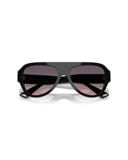 Jimmy Choo Black Jc5027 501746 Sunglasses Acetate Pilot Normal Shaded