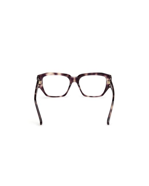 Max Mara Black Mm5182 052 Optical Frames Acetate Round Normal