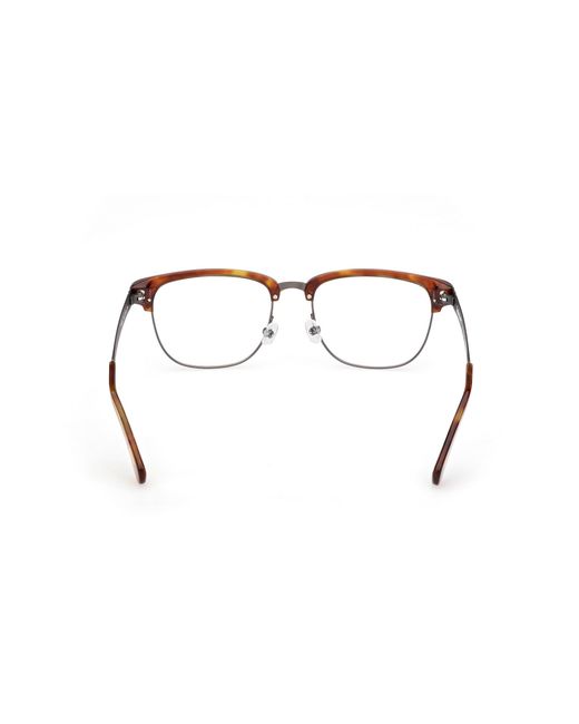 Timberland Black Tb50088 056 Optical Frames Metal Squared Normal for men