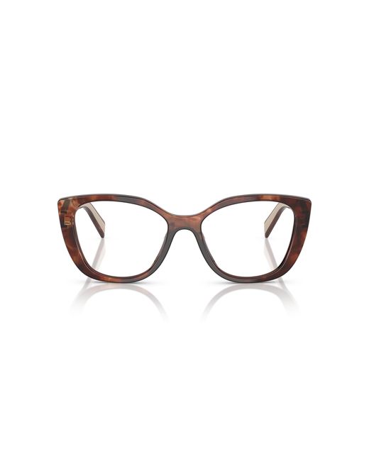 Prada Black Pr B04V 07R1O1 Optical Frames Acetate Cat Eye Normal
