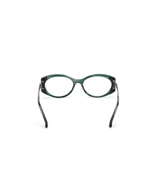 Max Mara Black Mm5204 098 Optical Frames Acetate Round Normal