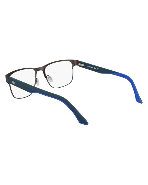 Lacoste Black L2291 038 Optical Frames Metal Squared Normal for men