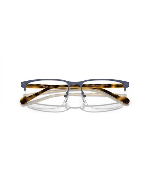 Vogue Eyewear Black Vo4292 5189S Optical Frames Metal Transparent Squared Normal for men