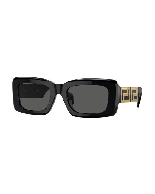 Versace Black Ve4444U Gb1/87 Sunglasses Acetate Squared Normal