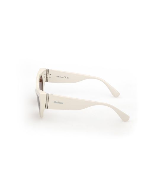 Max Mara Black Mm0192 25E Sunglasses Acetate Cat Eye Normal