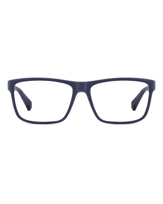 Polaroid Black Pld D569 Fll Optical Frames Eco-Poliame Squared Normal for men
