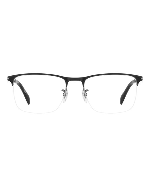David Beckham Black Db 1146 003 Optical Frames Metal Squared for men