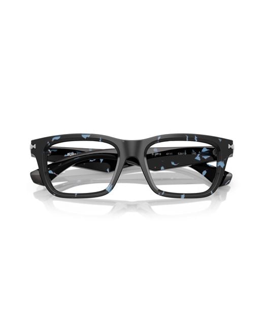 Burberry Black Be2419 4111 Optical Frames Acetate Squared Normal for men
