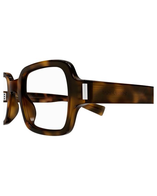 Saint Laurent Black Sl 720 Opt 003 Optical Frames Acetate Transparent Squared