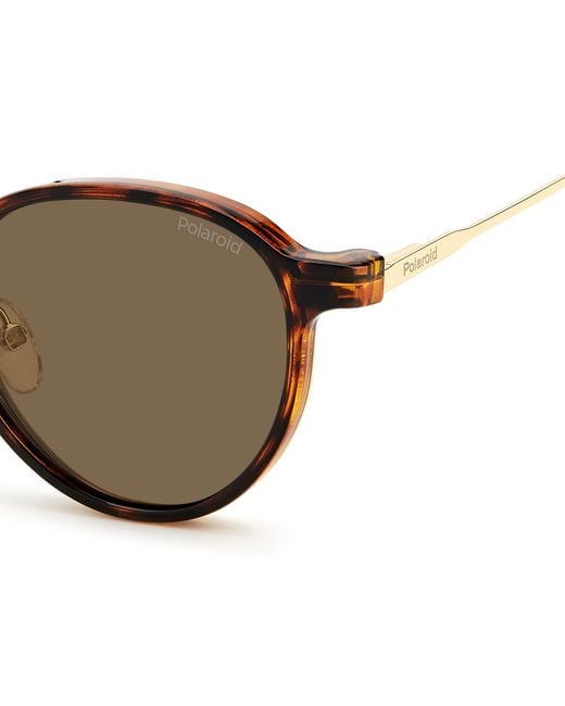 Polaroid Black Pld 6158/Cs J5G/Sp Sunglasses Steel Copper Round Clip-On