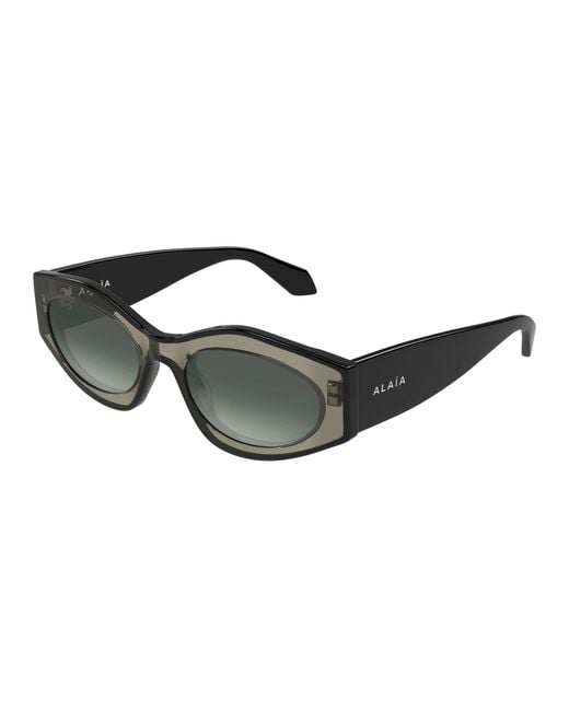 Alaïa Black Aa0093S 004 Sunglasses Acetate Cat Eye