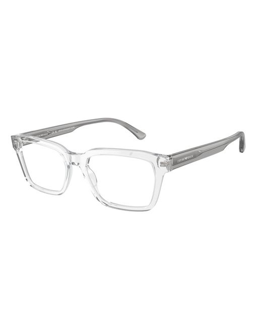 Emporio Armani Black Ea3192 5883 Optical Frames Acetate Squared Normal for men