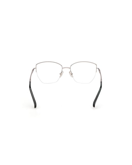 Max Mara Black Mm5234 014 Optical Frames Metal Geometric Normal