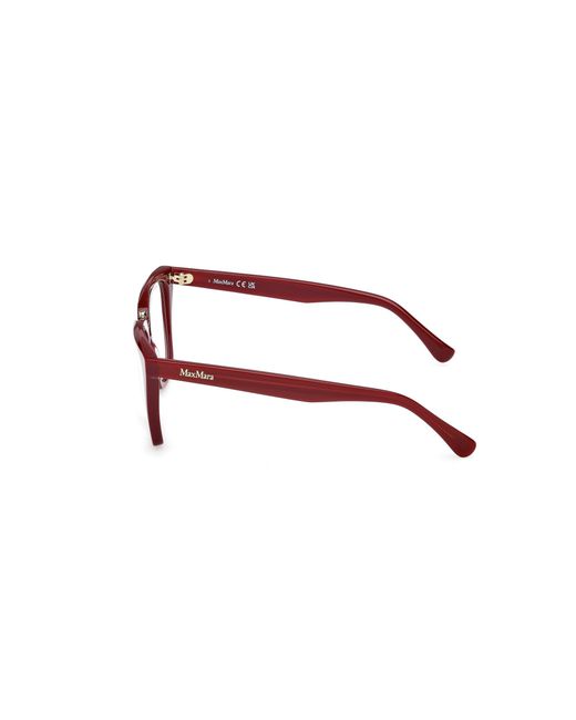 Max Mara Black Mm5188-B 069 Optical Frames Acetate Geometric Normal