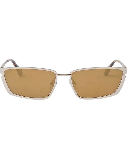 Off-White c/o Virgil Abloh Black Oeri119 Richfield 7676 Sunglasses Metal Squared Normal