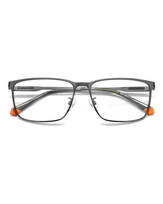 Polaroid Black Pld D494/G R80 Optical Frames Metal Squared for men