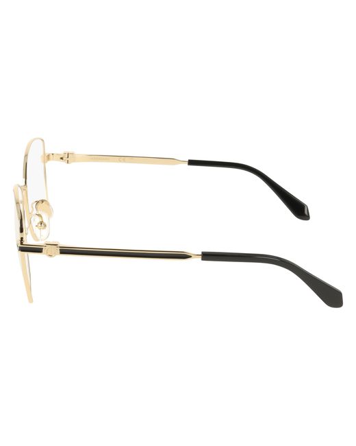 Ferragamo Black Sf2242 712 Optical Frames Metal Squared Normal
