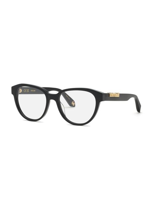 Roberto Cavalli Black Vrc160M 700 Optical Frames Acetate Geometric