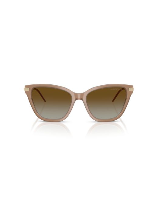 Emporio Armani Black Ea4251 6263T5 Sunglasses Acetate Cat Eye Polarized Shaded