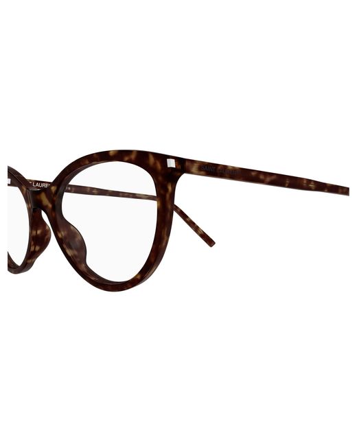 Saint Laurent Black Sl 833 002 Optical Frames Acetate Transparent Cat Eye