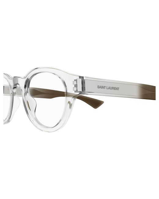 Saint Laurent Black Sl 792 003 Optical Frames Acetate Transparent Round