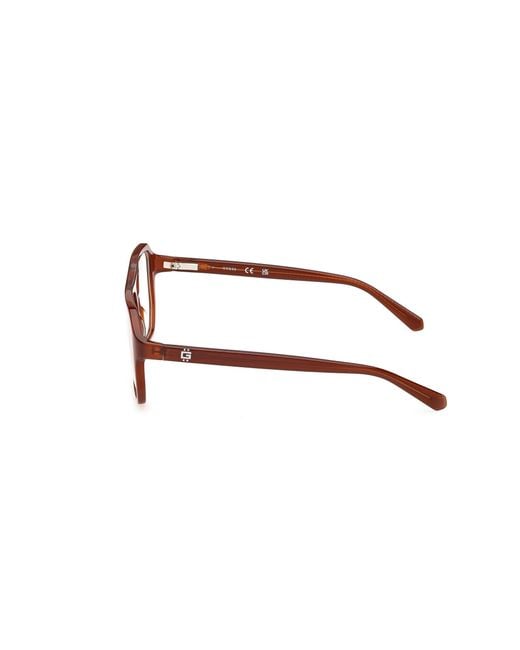 Guess Black Gu50327 045 Optical Frames Acetate Squared Normal for men