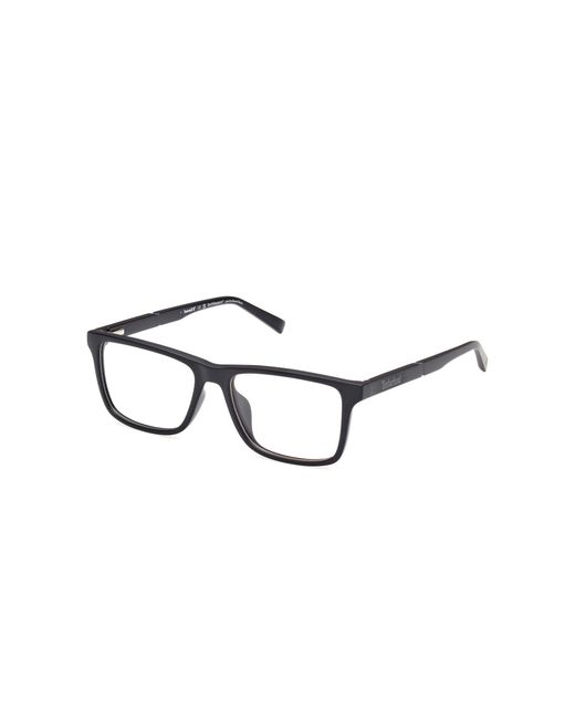 Timberland Black Tb50069-H 001 Optical Frames Injected Squared Normal for men