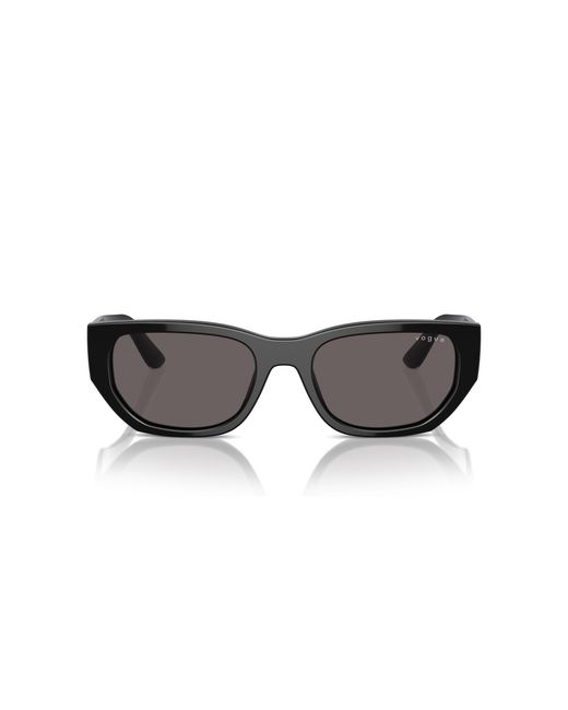 Vogue Eyewear Black Vo5586S W44/87 Sunglasses Acetate Squared Normal