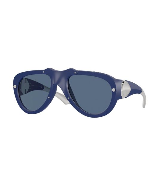 Burberry Blue Be4433U 413980 Sunglasses Injected Pilot Normal