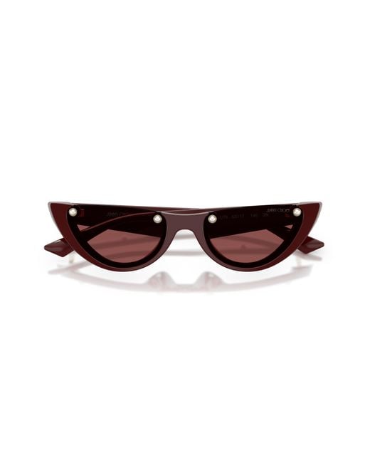 Jimmy Choo Black Jc5049Hu 505775 Sunglasses Acetate Round Normal