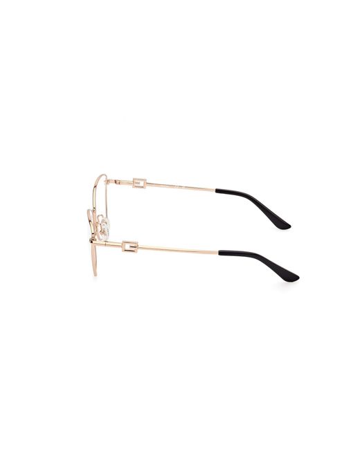 Guess Black Gu2974 028 Optical Frames Metal Cat Eye Normal