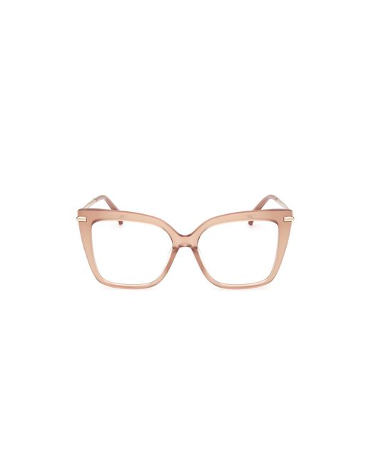 Max Mara Black Mm5144 045 Optical Frames Acetate Butterfly Normal