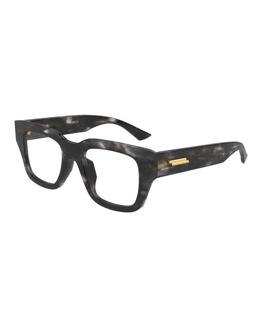 Bottega Veneta Black Bv1361O 006 Optical Frames Acetate Transparent Squared for men