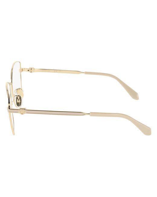 Ferragamo Black Sf2242 710 Optical Frames Metal Squared Normal