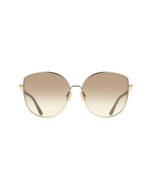 Ferragamo Black Sf339S 747 Sunglasses Metal Squared Normal
