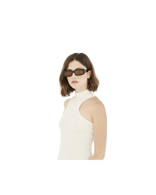 Retrosuperfuture Black Jj9 Zaga Refined Sunglasses Acetate Squared Normal