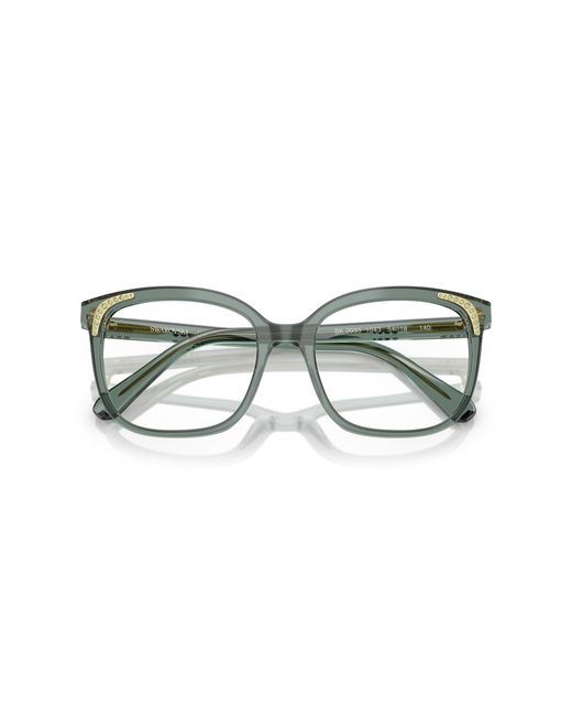 Swarovski Black Sk2033 1043 Optical Frames Acetate Butterfly Normal