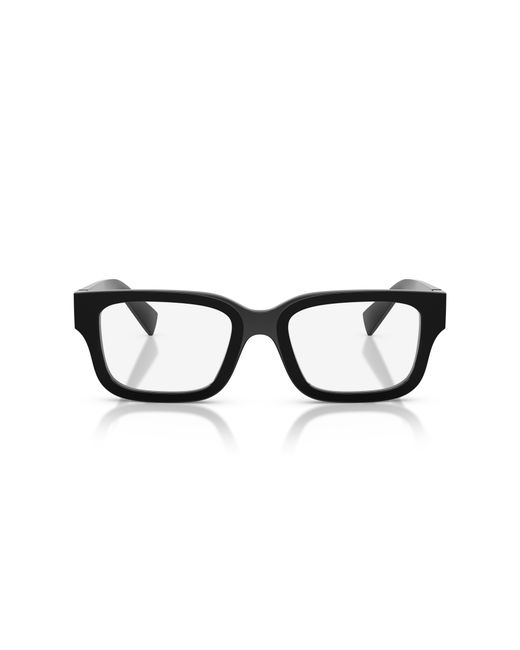 Miu Miu Black Mu 02Yv 16K1O1 Optical Frames Acetate Squared Normal